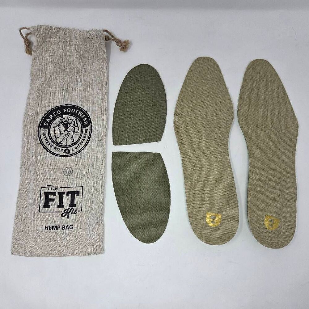 BARED FOOTWEAR SIZE 46 / US 13 13.5 WOMENS INSOLES THE FIT KIT FOOTBED PADDING